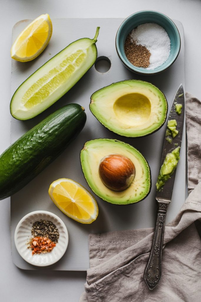 Avocado Toast on Cucumber Slices 4