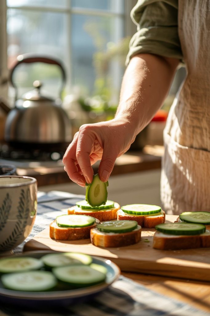 Avocado Toast on Cucumber Slices 7