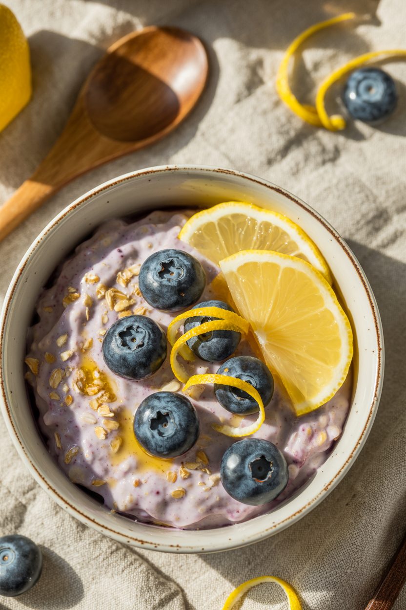 Blueberry Lemon “Wake-Me-Up” Oats
