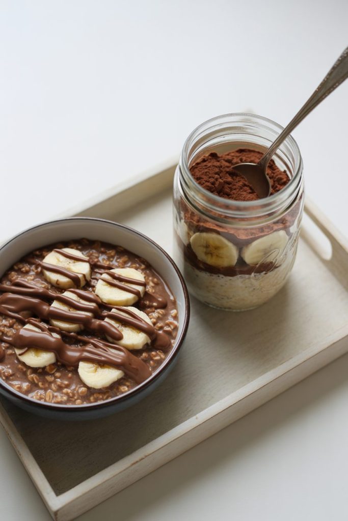 Chocolate Banana “Not-So-Guilty” Oats