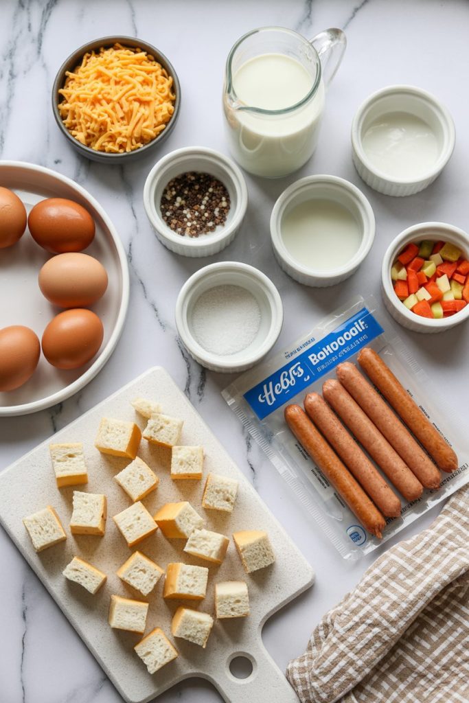 Classic Sausage Egg Cheese Casserole 1