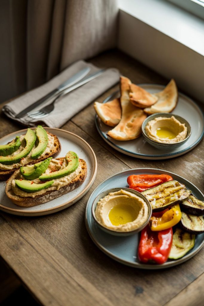 Hummus + Veggie Sticks