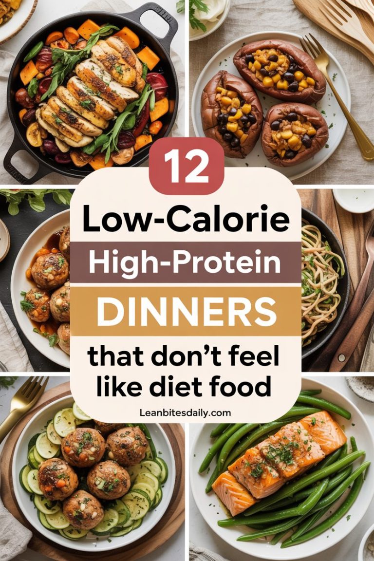 12 Low-Calorie High-Protein Dinners That Don’t Feel Like Diet Food 12 Low-Calorie High-Protein Dinners