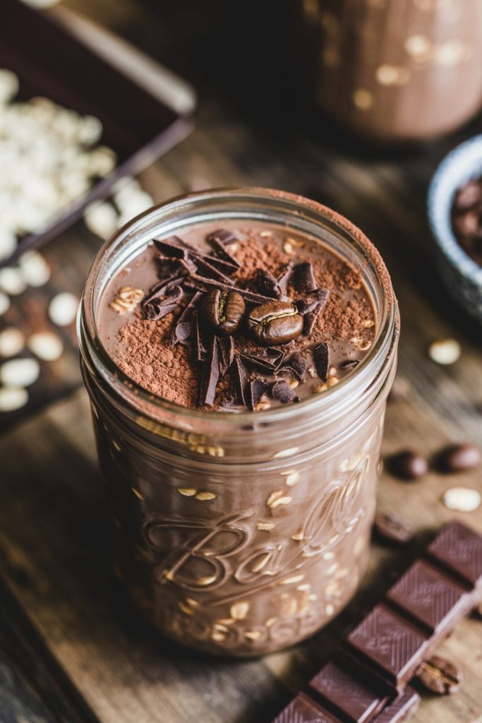 Mocha Protein Overnight Oats