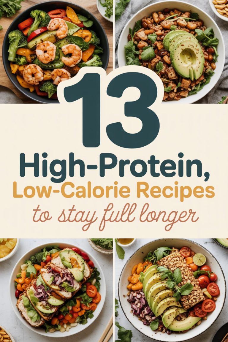 13 High Protein, Low Calorie Recipes