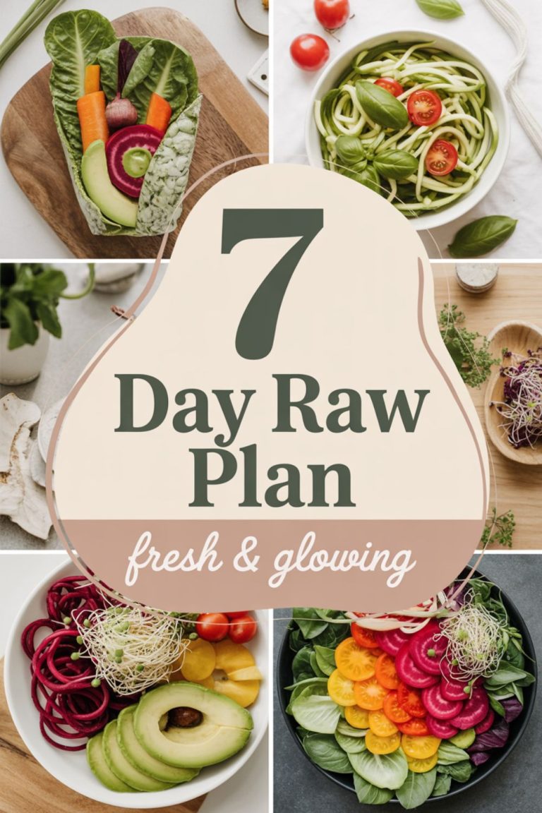 7-Day Raw Food Diet Plan