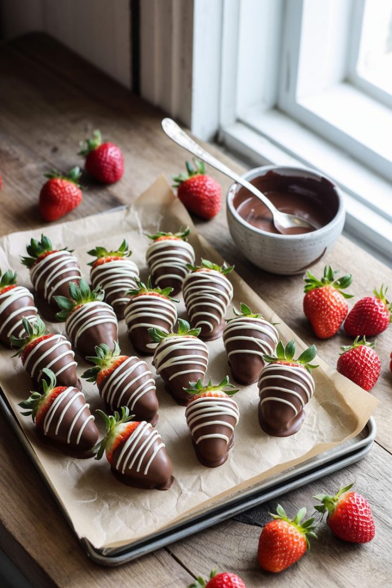 Chocolate-Dipped Strawberries