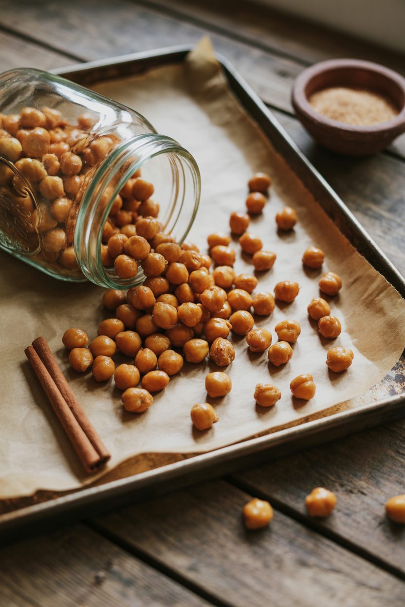 Cinnamon Roasted Chickpeas