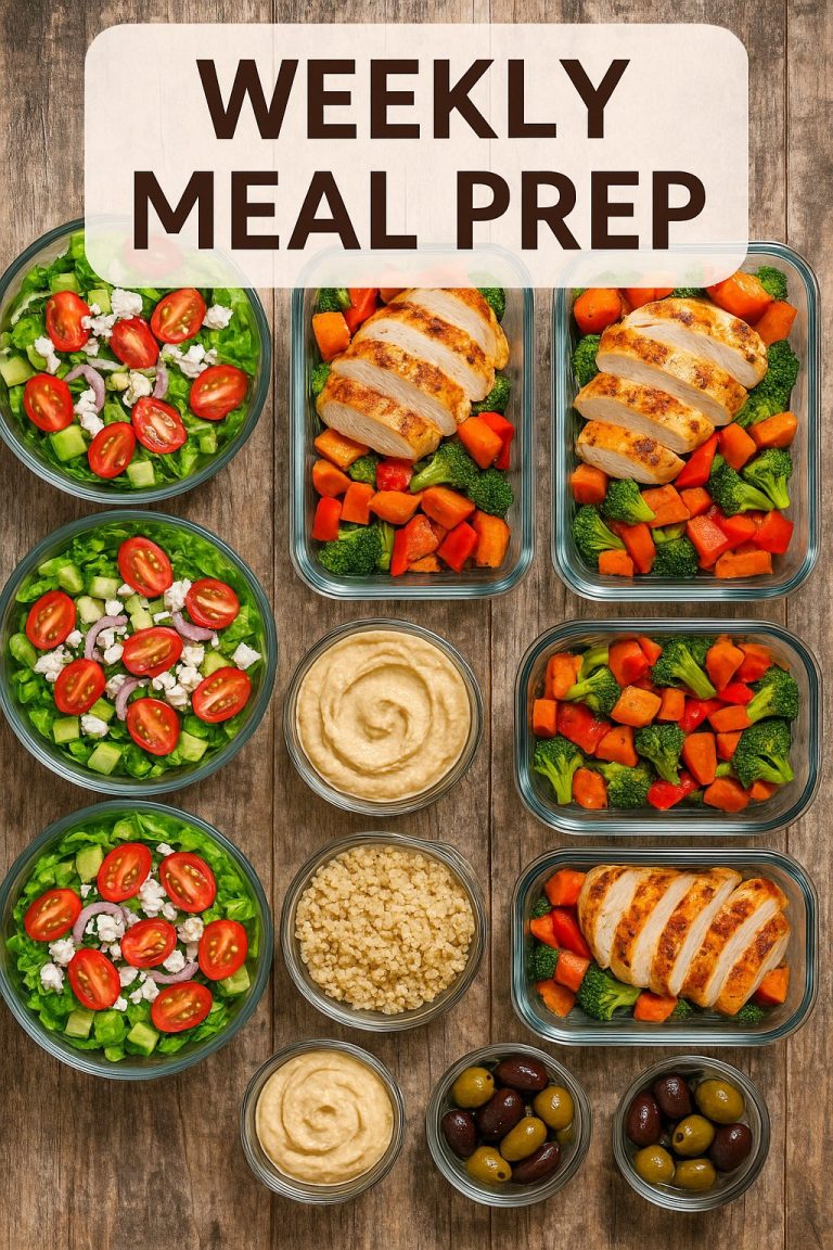 21-Day Mediterranean Meal Prep Challenge (Free PDF)