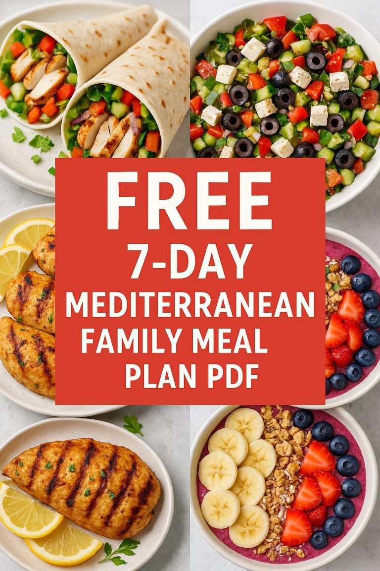 7-Day Mediterranean Family Meal Plan (Printable PDF) 11 7-Day Mediterranean Family Meal Plan (Printable PDF)