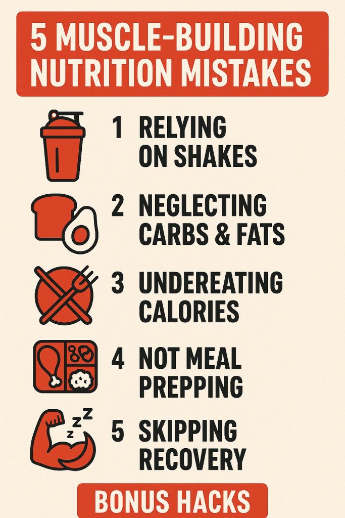 20250925 1555 Muscle Nutrition Mistakes Infographic simple compose 01k60858jqe6685t5ajkr80yge