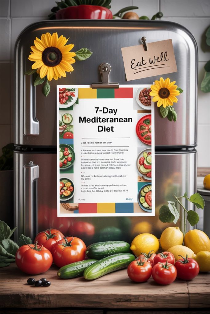 7 Day Mediterranean Diet Plan Free Printable PDF