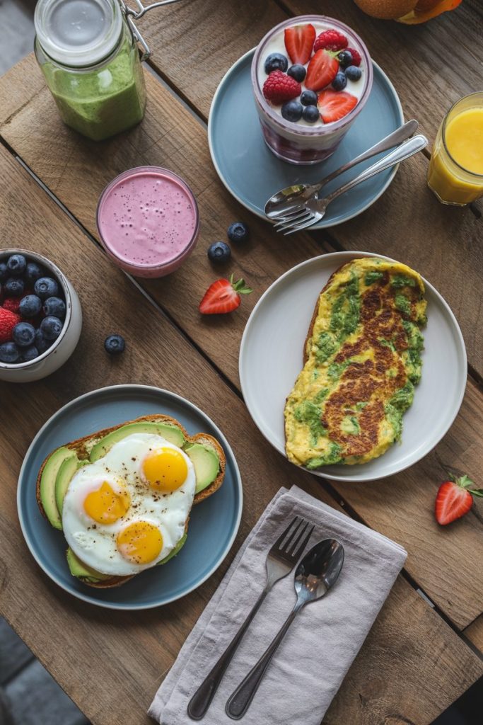 7-Day High-Protein Breakfast Plan (PDF Download) 2 a pinterest style flat lay of a high pro VQUK4SiwTleUE0E8yaelrQ 5aqbFcsjSyOkTKreP62aUw