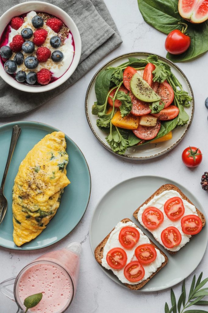 7-Day High-Protein Breakfast Plan (PDF Download) 6 a pinterest style flat lay of four high DlU9hgI4RhuxDOj3Gt8ZBg thKgUBMIR5S k7FgtKVZaQ