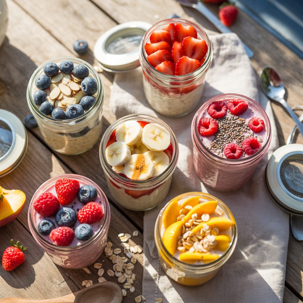 10 Overnight Oats Jars Under 300 Calories