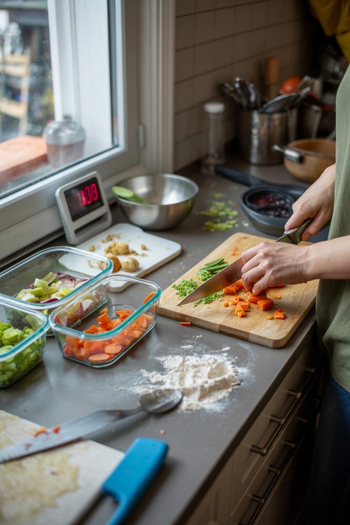 a candid photograph of a busy kitchen co HsZCpRPjTAqzIthntmFRMw EHGgQsffS8 18XJJOcNGOQ