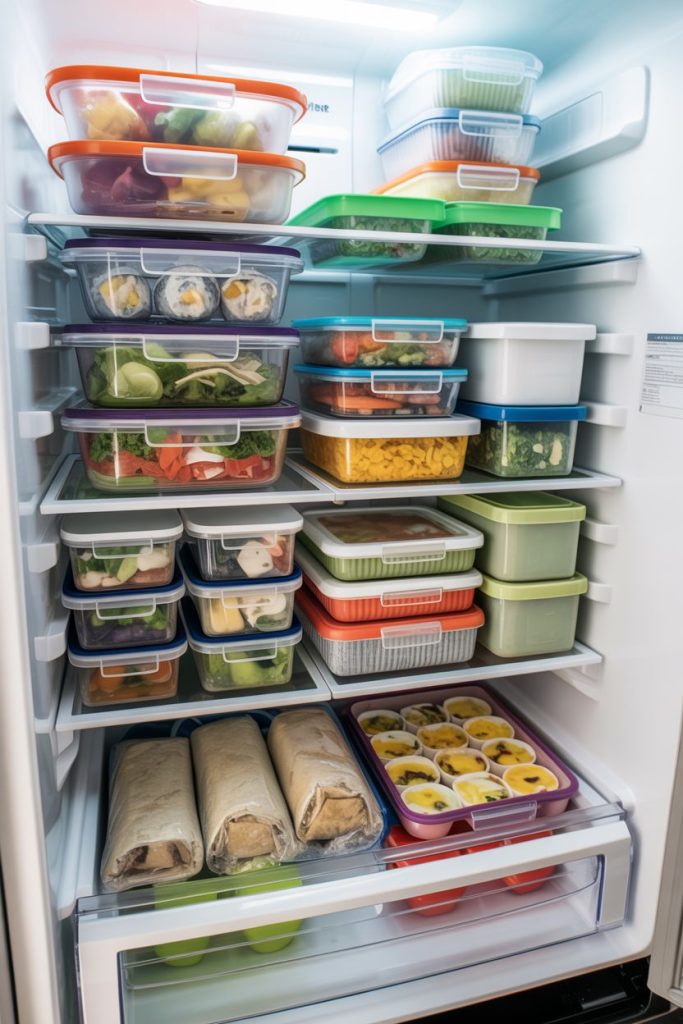 open refrigerator shot showing organized 0CygiV7SQ7 3RD7 pGATBw eCKQxKyrQkO1Dmvnl9CJ1g