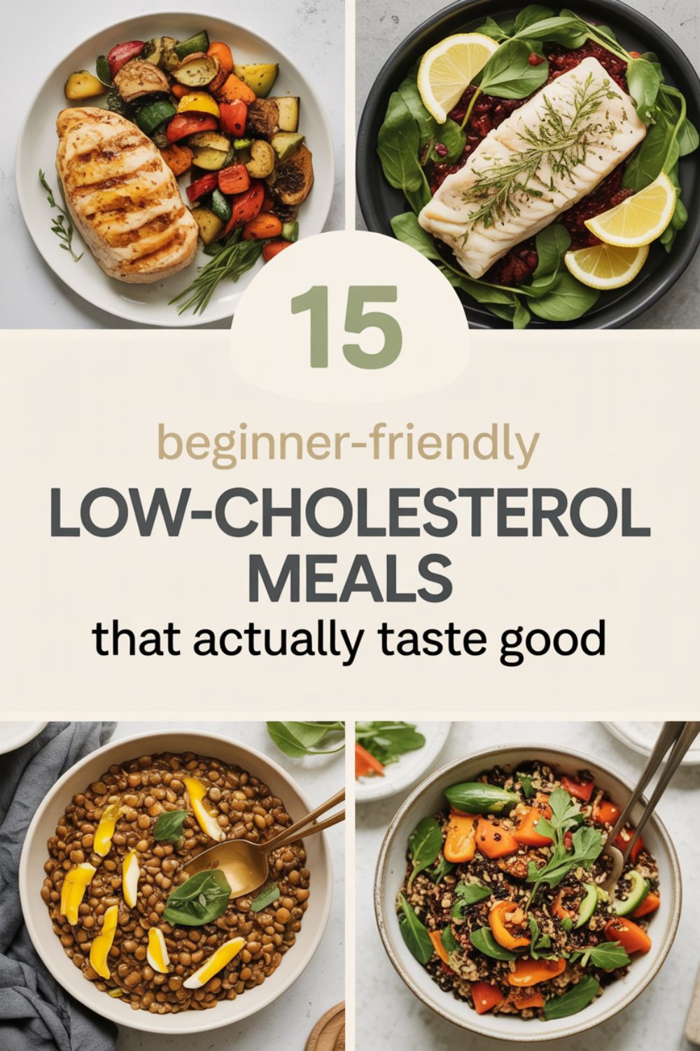 15 Beginner Friendly Low Cholesterol Meals That Actually Taste Good