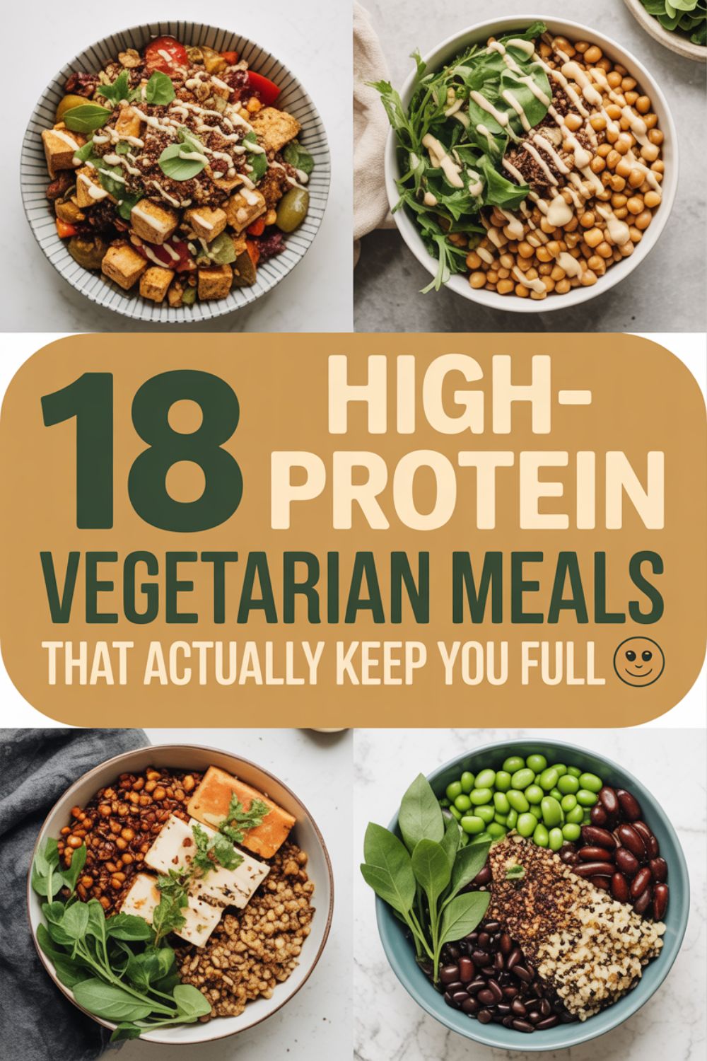 18 High Protein Vegetarian Meals