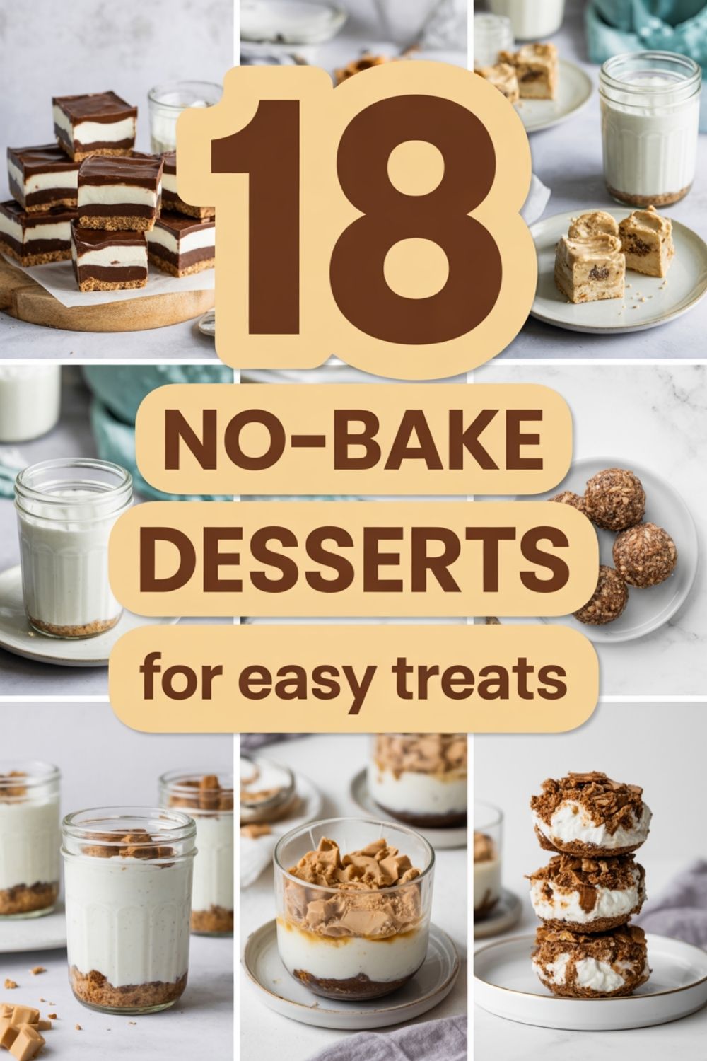 18 No Bake Desserts for Easy Treats