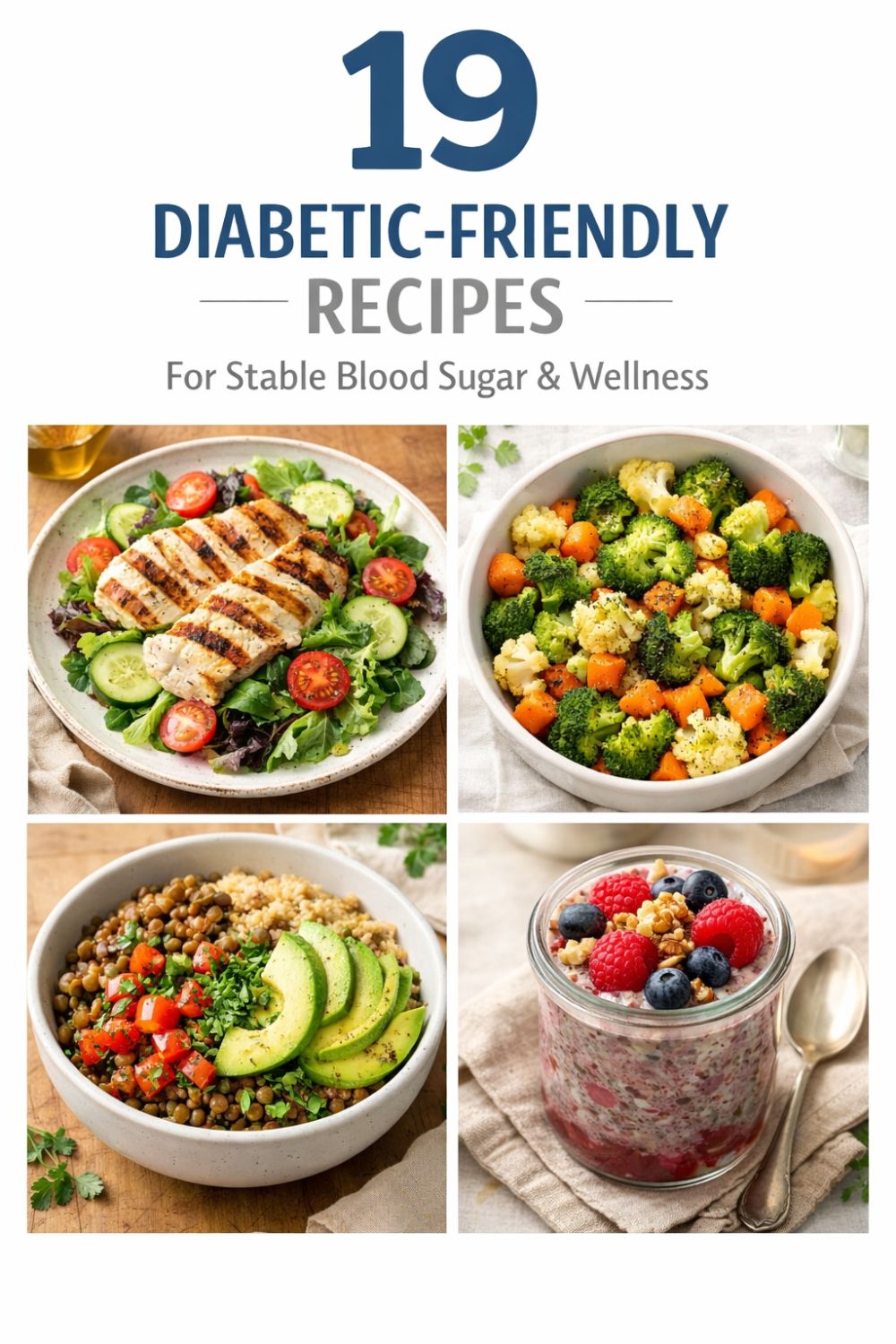 19 Diabetic Friendly Recipes with Stable Blood Sugar 1