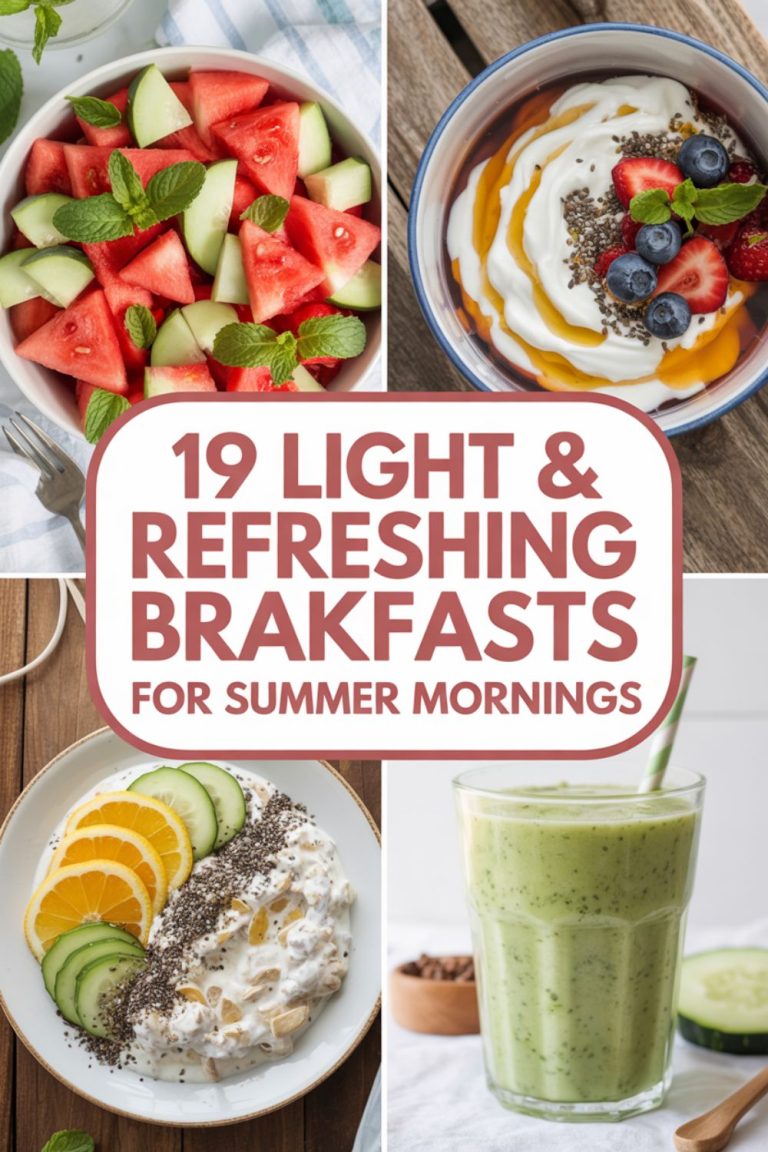 19 Light & Refreshing Breakfasts for Summer Mornings