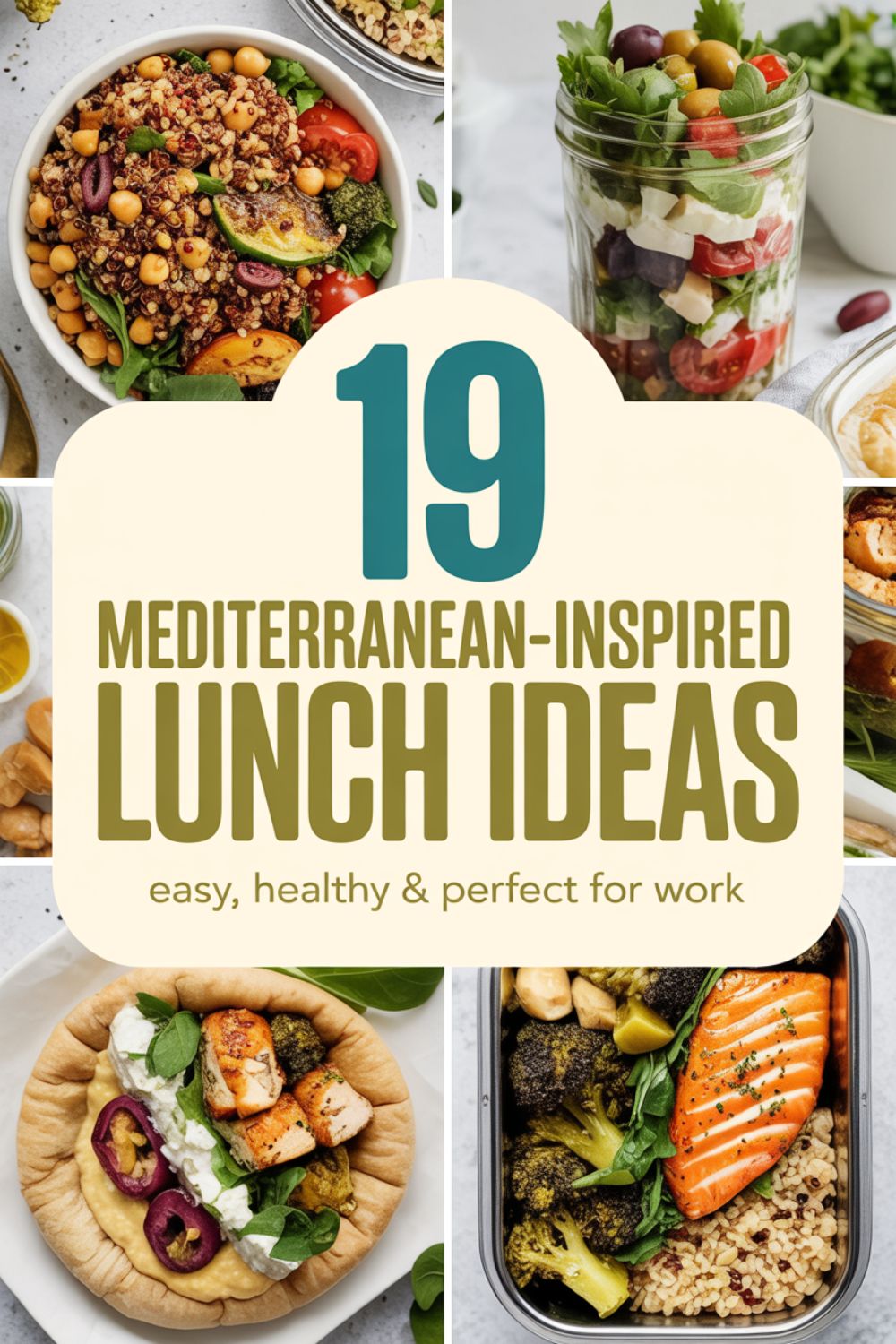 19 Mediterranean Inspired Lunch Ideas for Work