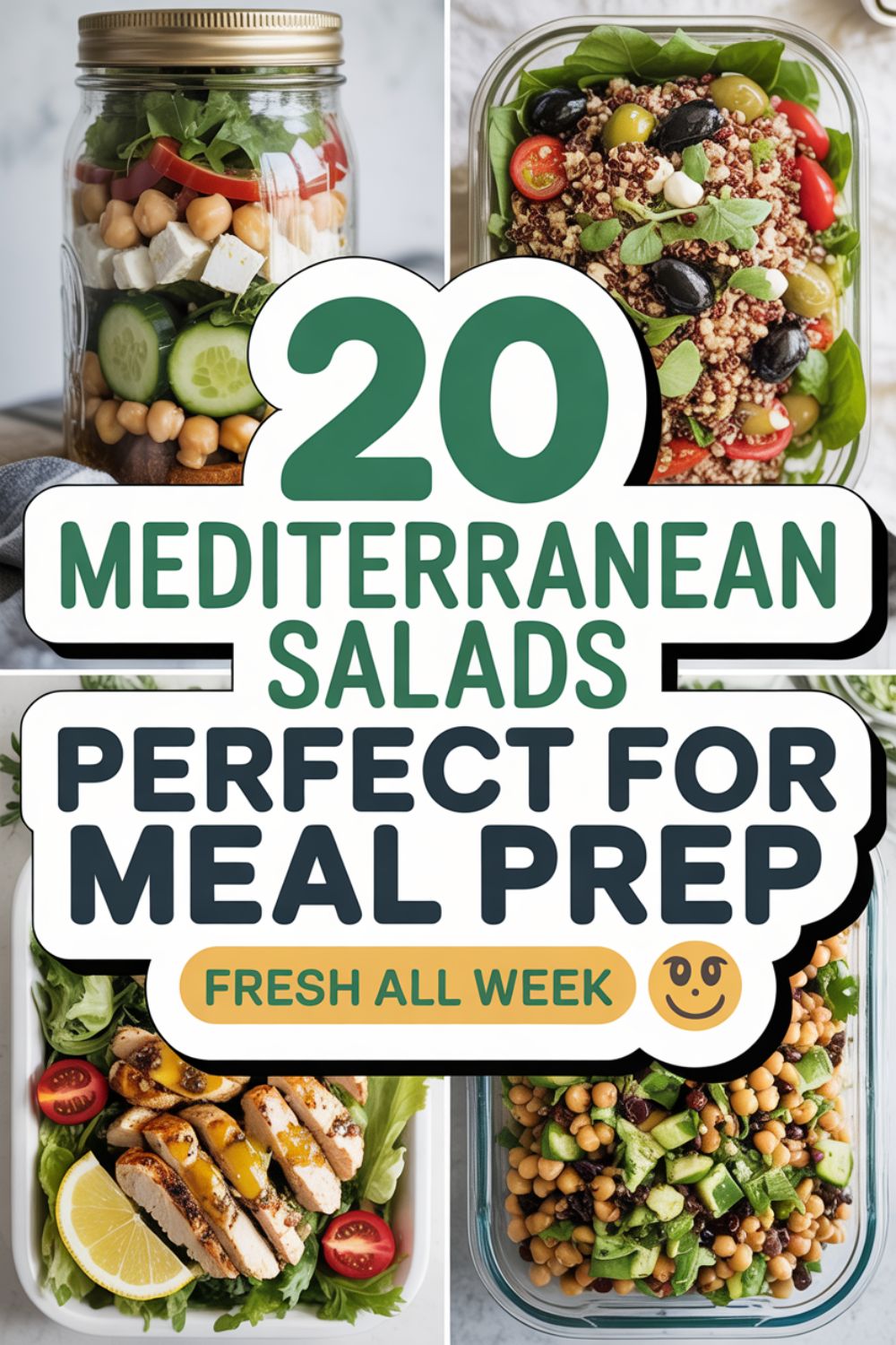 20 Mediterranean Salads That Are Perfect for Meal Prep