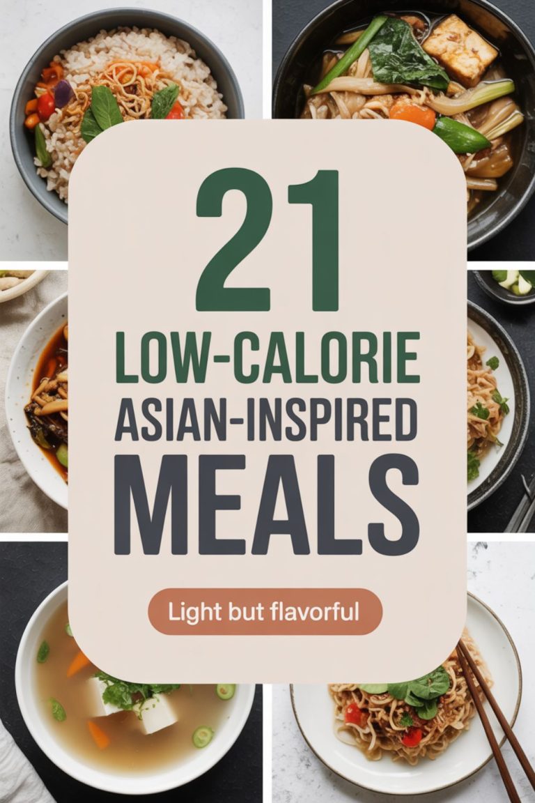 21 Low-Calorie Asian-Inspired Meals