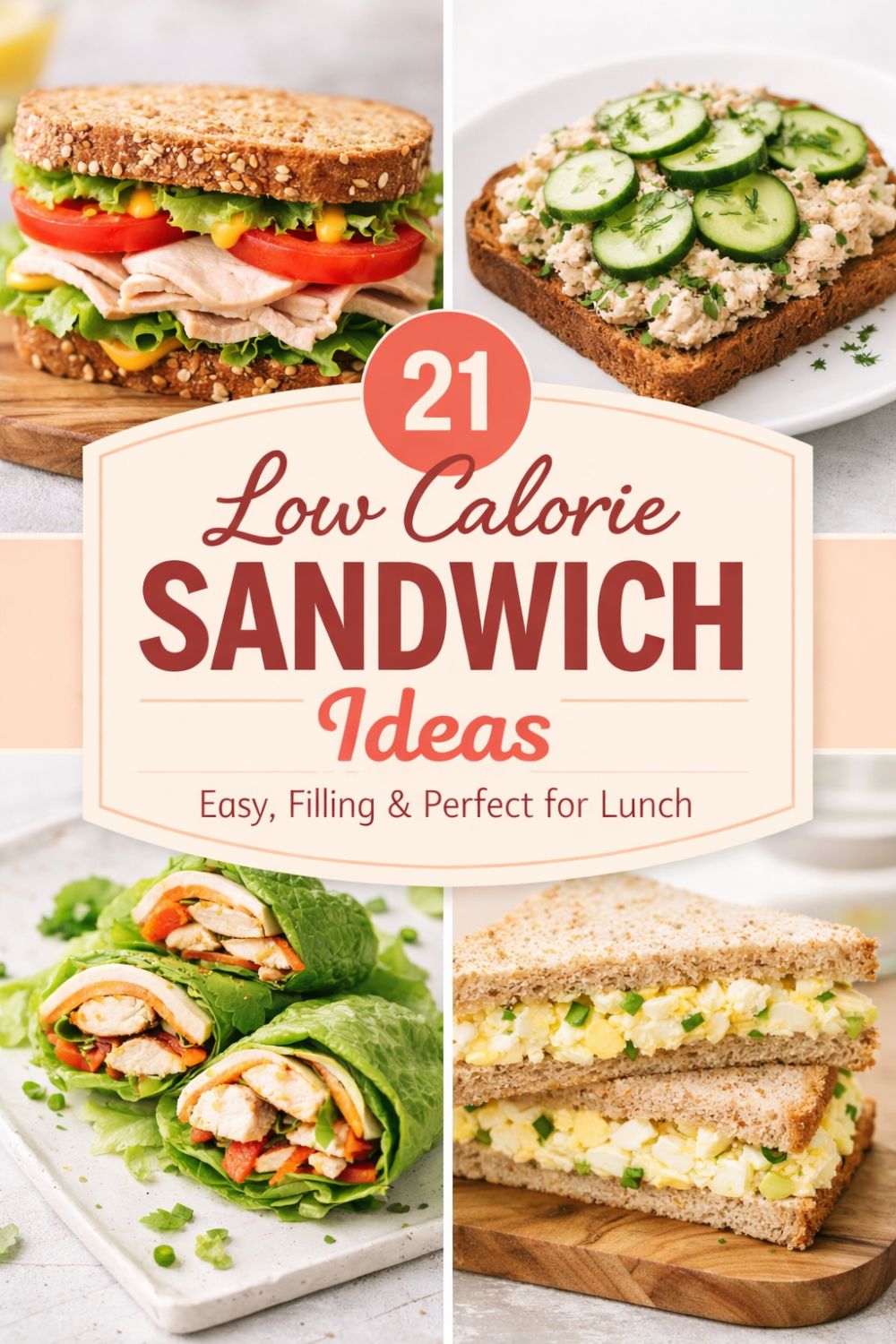 21 Low Calorie Sandwich Ideas