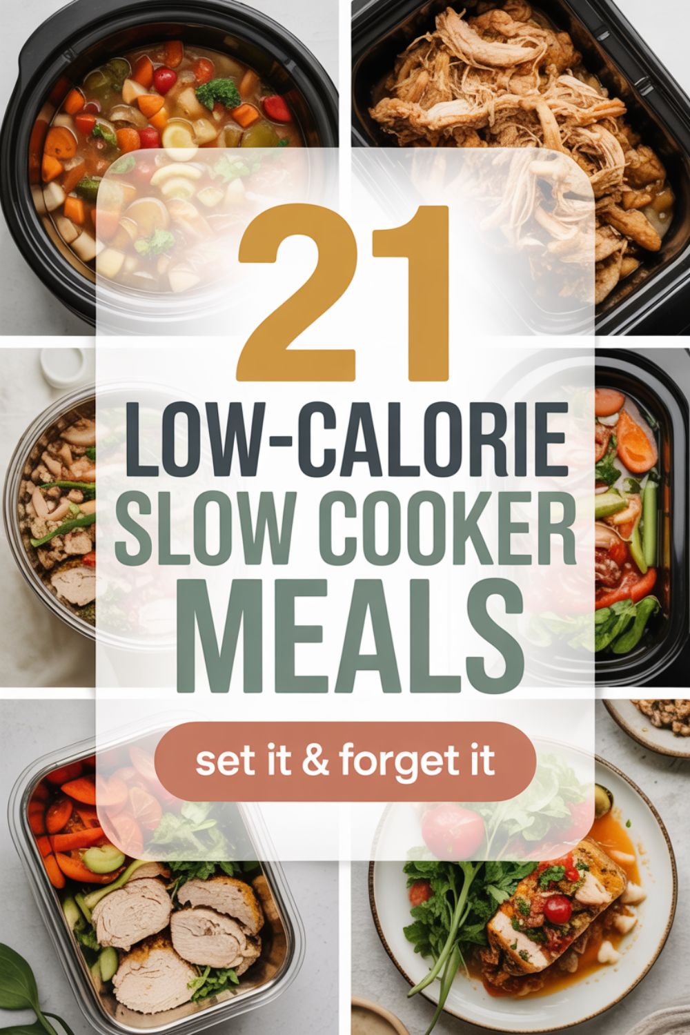 21 Low Calorie Slow Cooker Meals