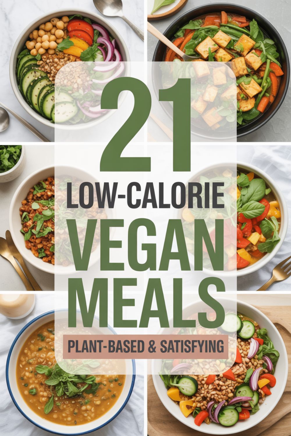 21 Low Calorie Vegan Meals 1