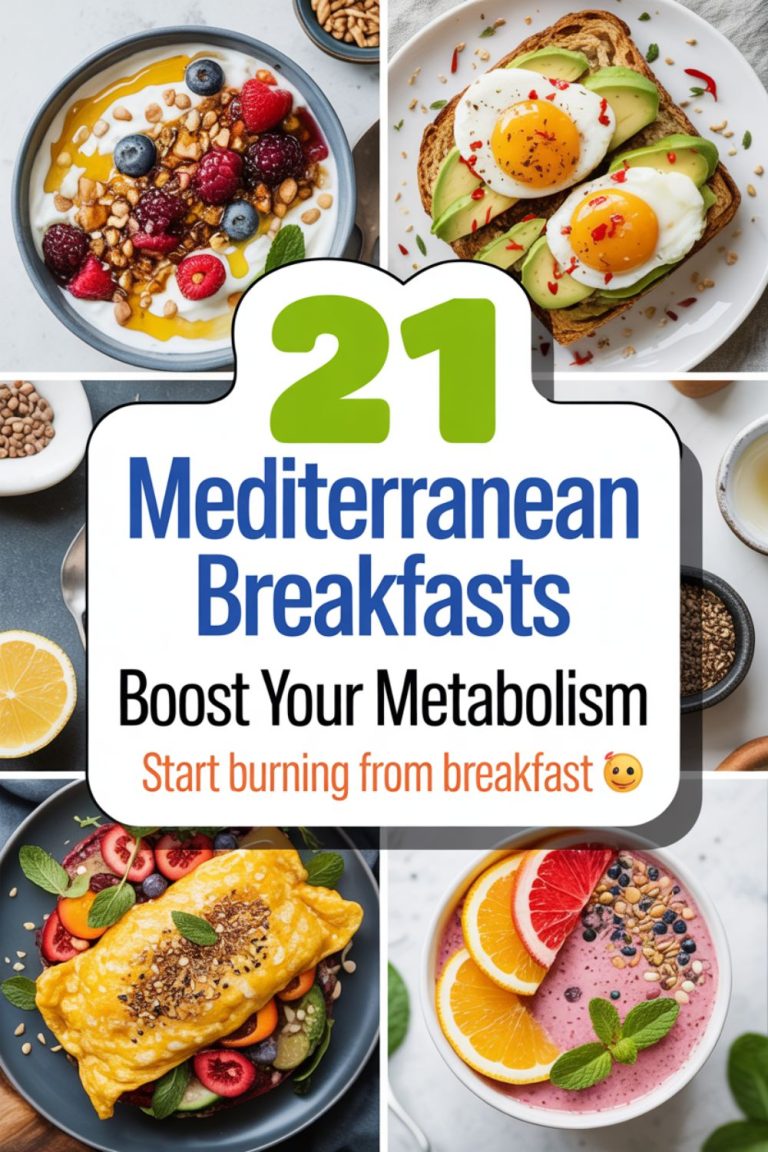 21 Mediterranean Breakfast Ideas to Boost Your Metabolism