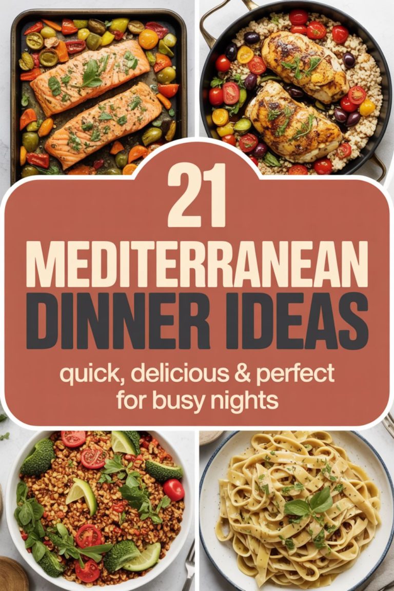 21 Mediterranean Dinner Ideas for Busy Weeknights