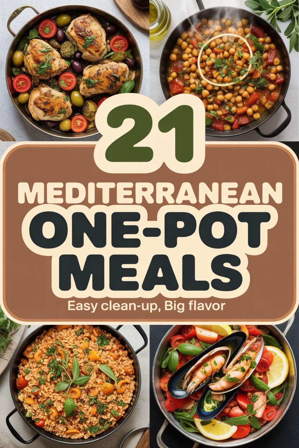21 Mediterranean One Pot Meals for Easy Clean Up