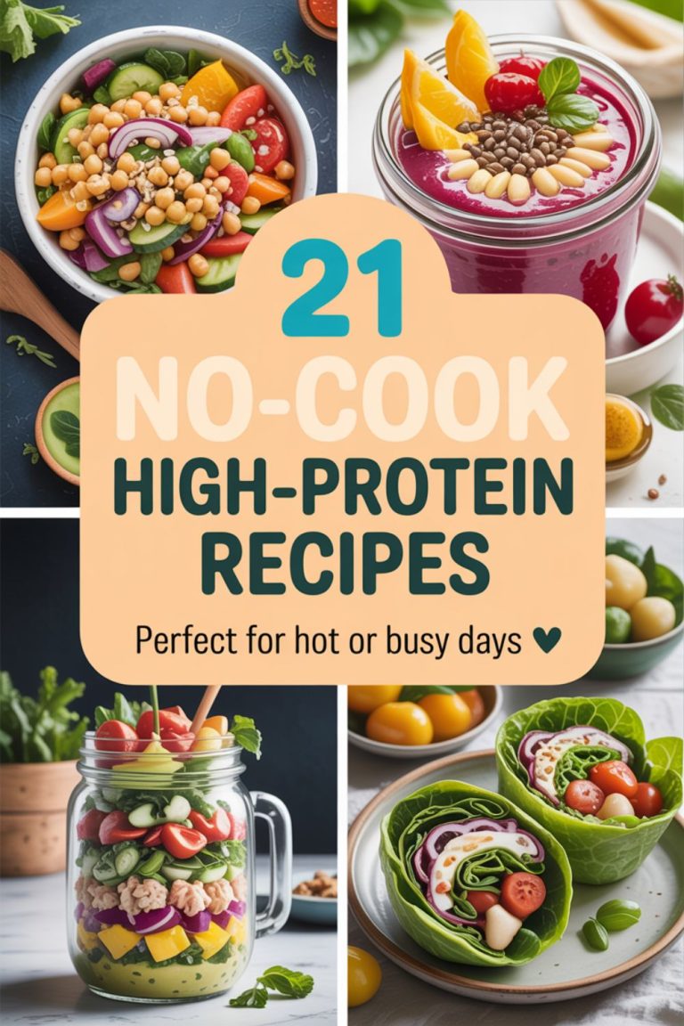 21 No-Cook High-Protein Recipes for Hot or Busy Days