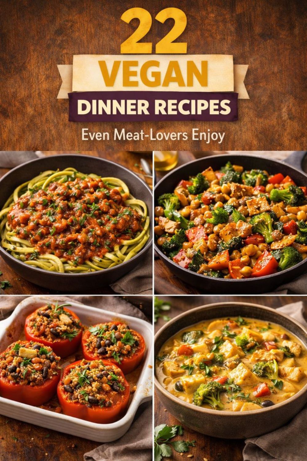 22 Vegan Dinner Recipes Even Meat Lovers Enjoy