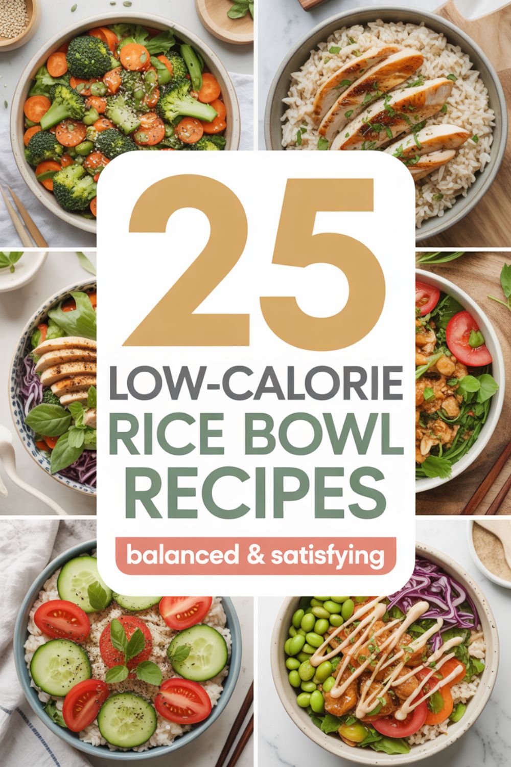 25 Low-Calorie Rice Bowl Recipes