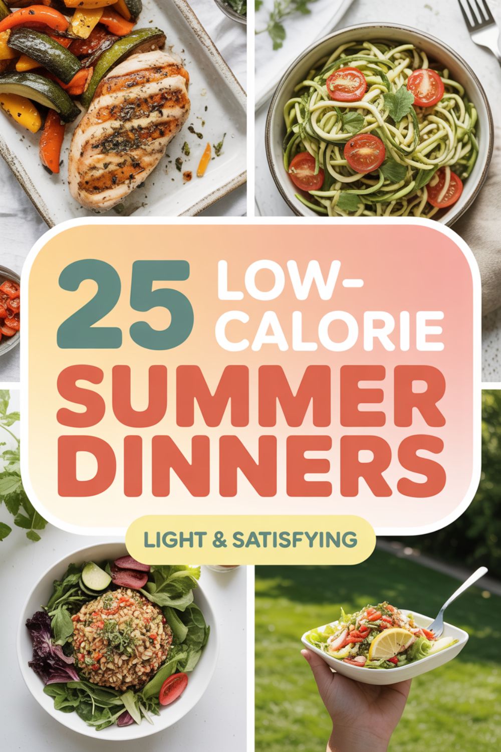 25 Low Calorie Summer Dinners