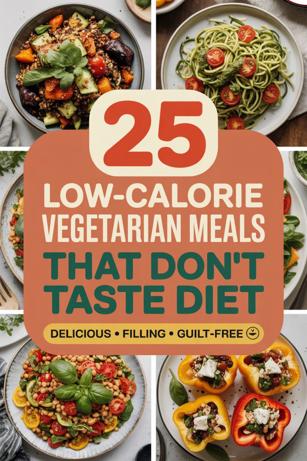 25 Low Calorie Vegetarian Meals That Dont Taste Diet