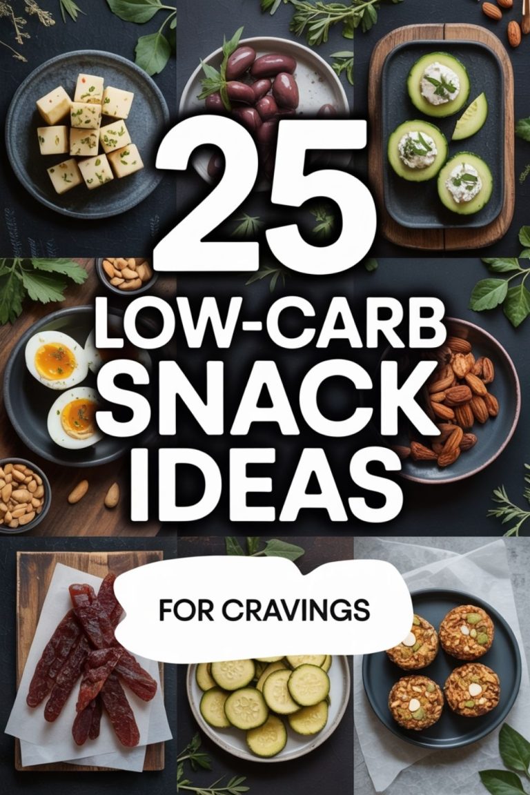 25 Low-Carb Snack Ideas for Cravings