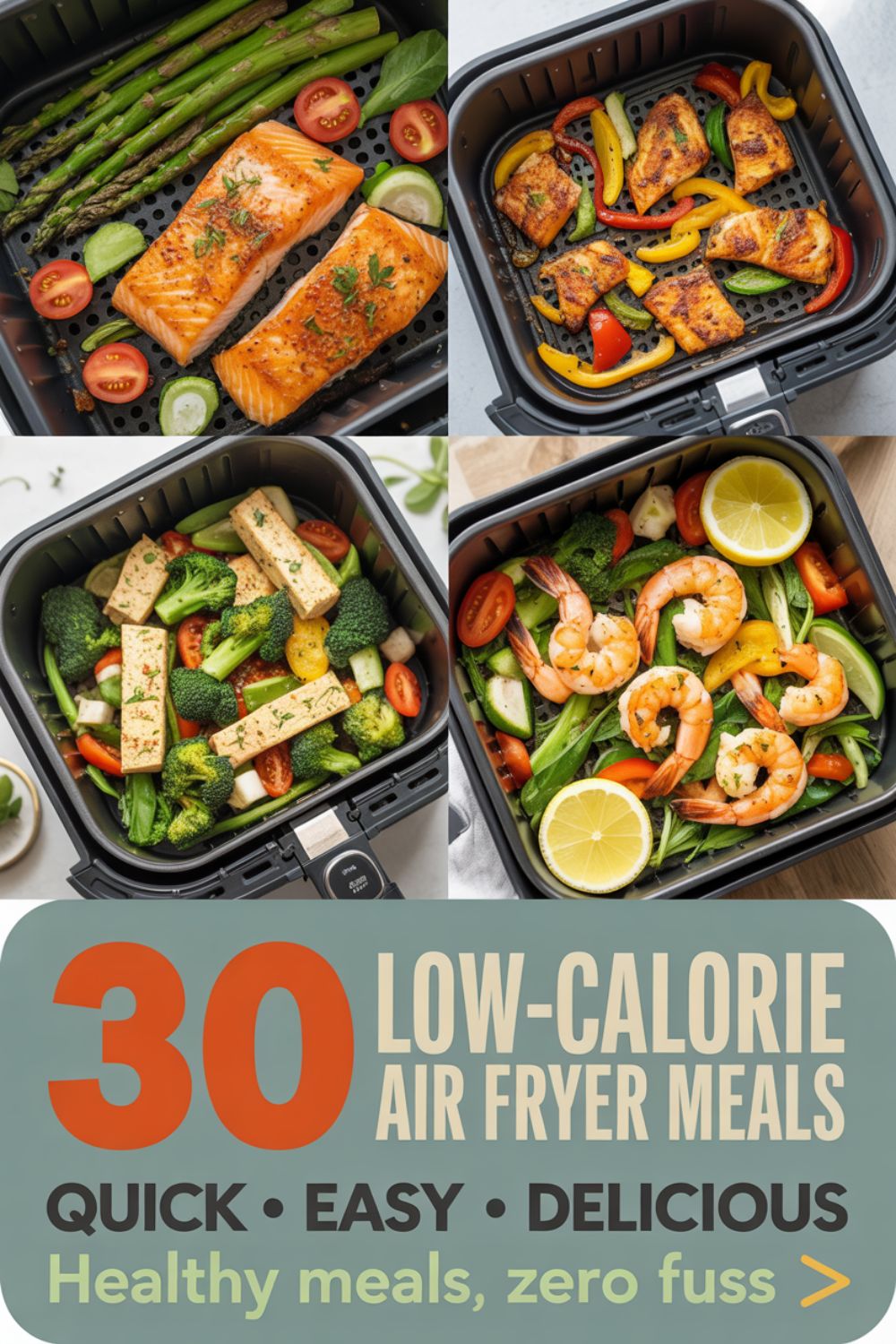 30 Low Calorie Air Fryer Meals