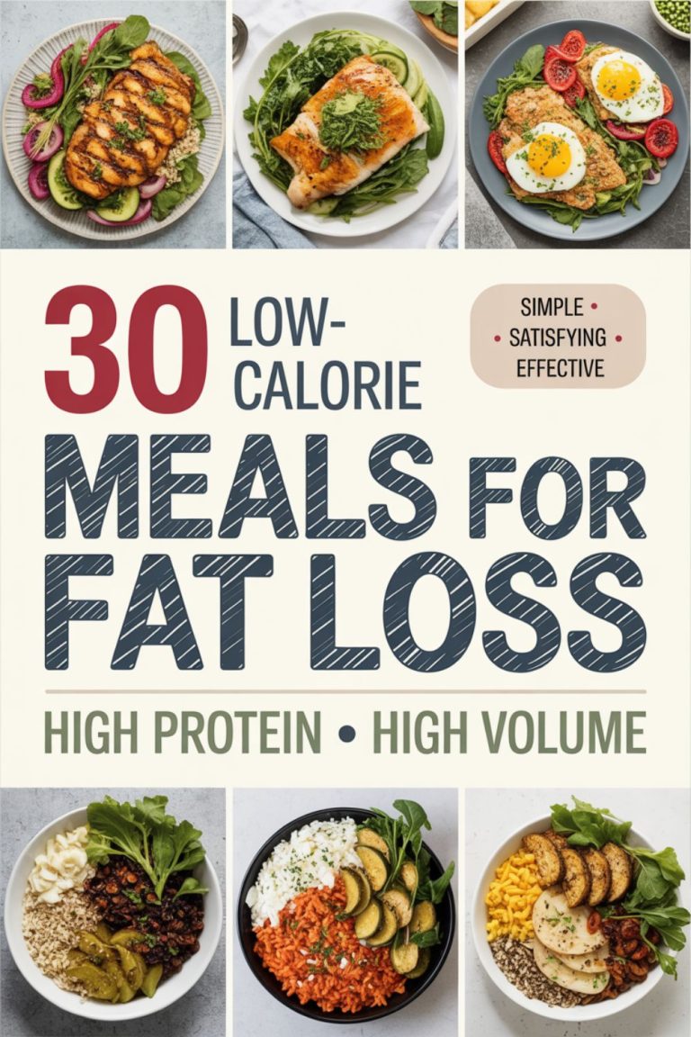 30 Low-Calorie Meals for Fat Loss