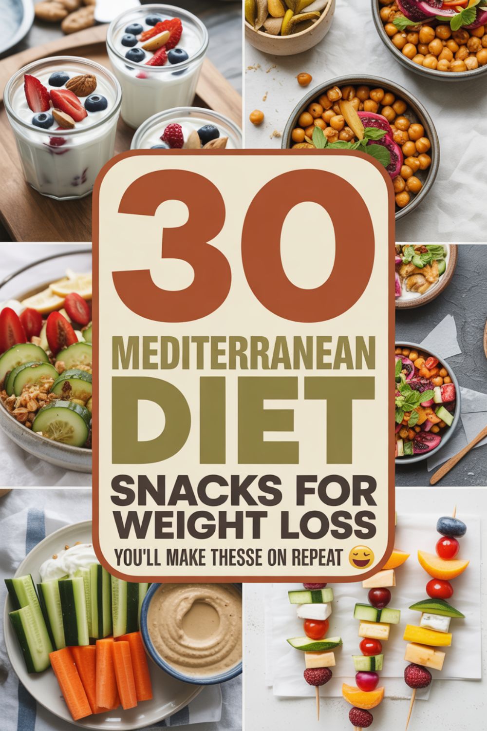 30 Mediterranean Diet Snacks for Weight Loss 2 Mediterranean diet snacks spread