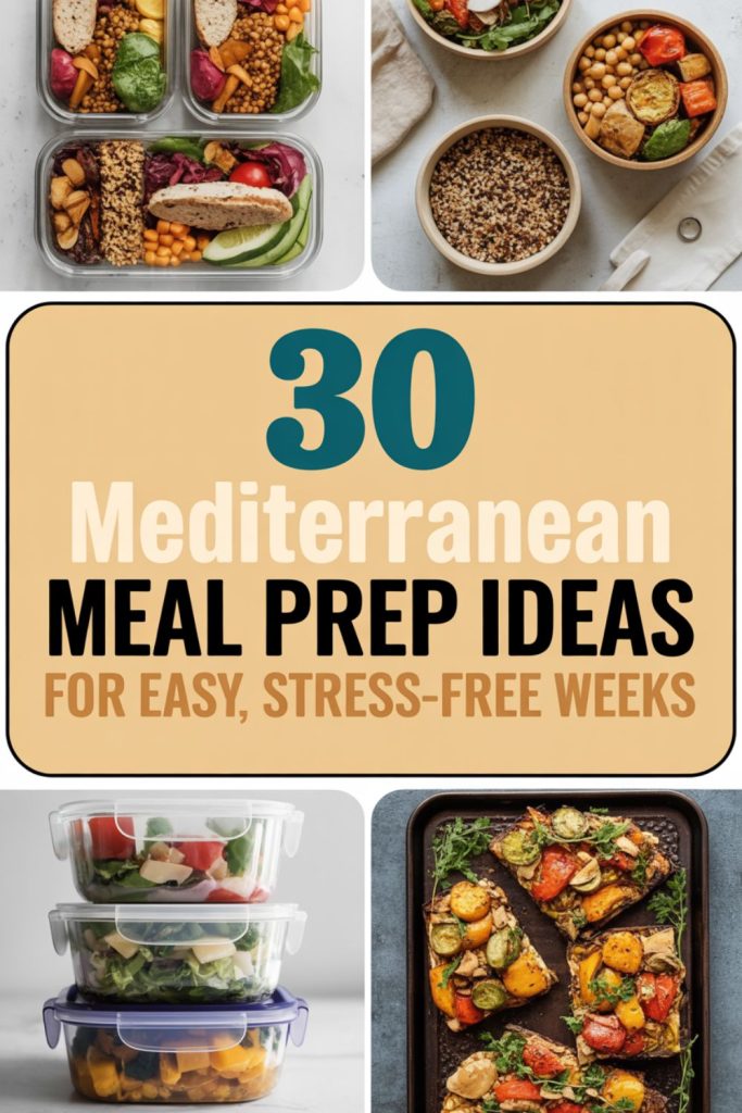30 Mediterranean Meal Prep Ideas For The Week