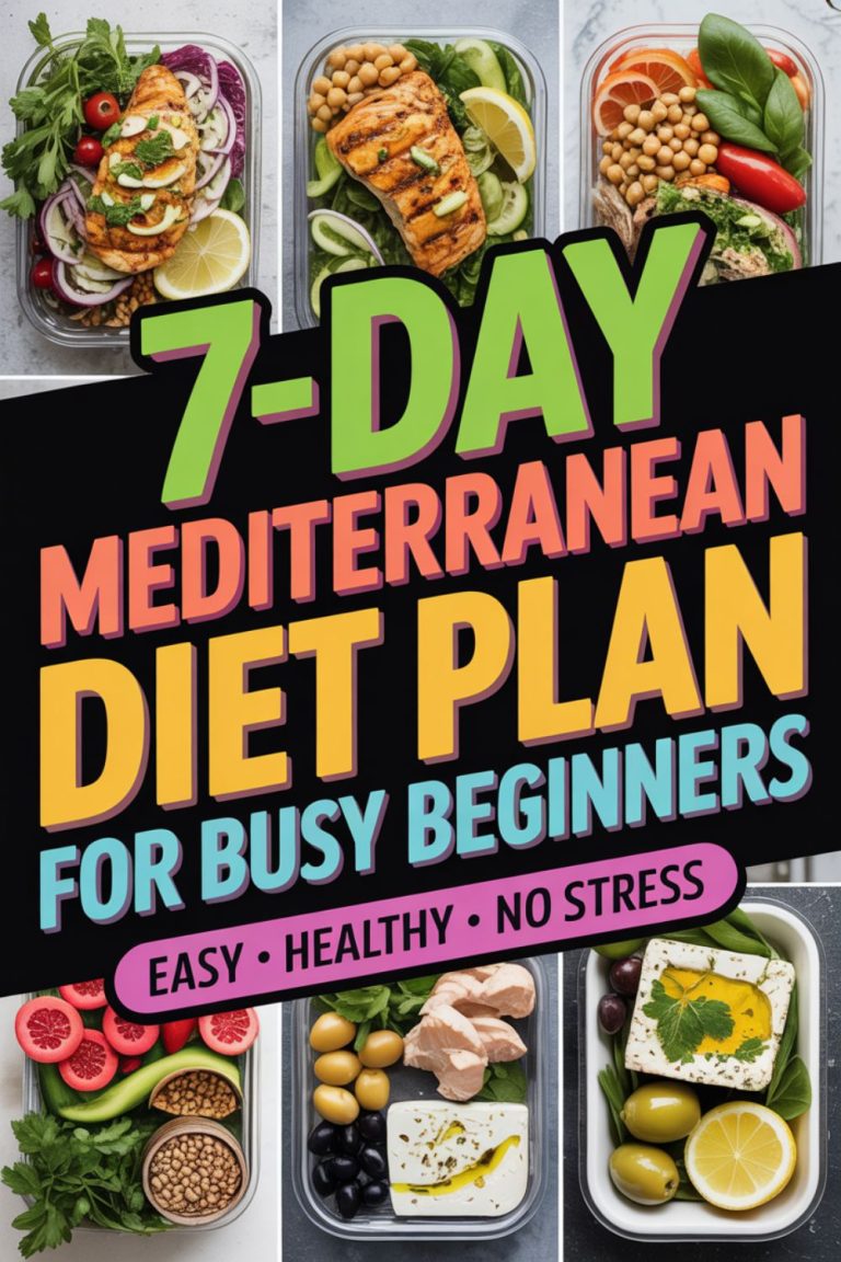 7-Day Mediterranean Diet Plan for Busy Beginners