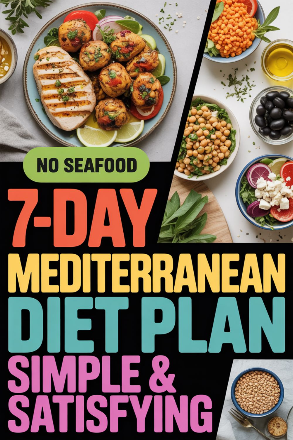 7-Day Mediterranean Diet Plan with No Seafood 2 Mediterranean diet meal plan