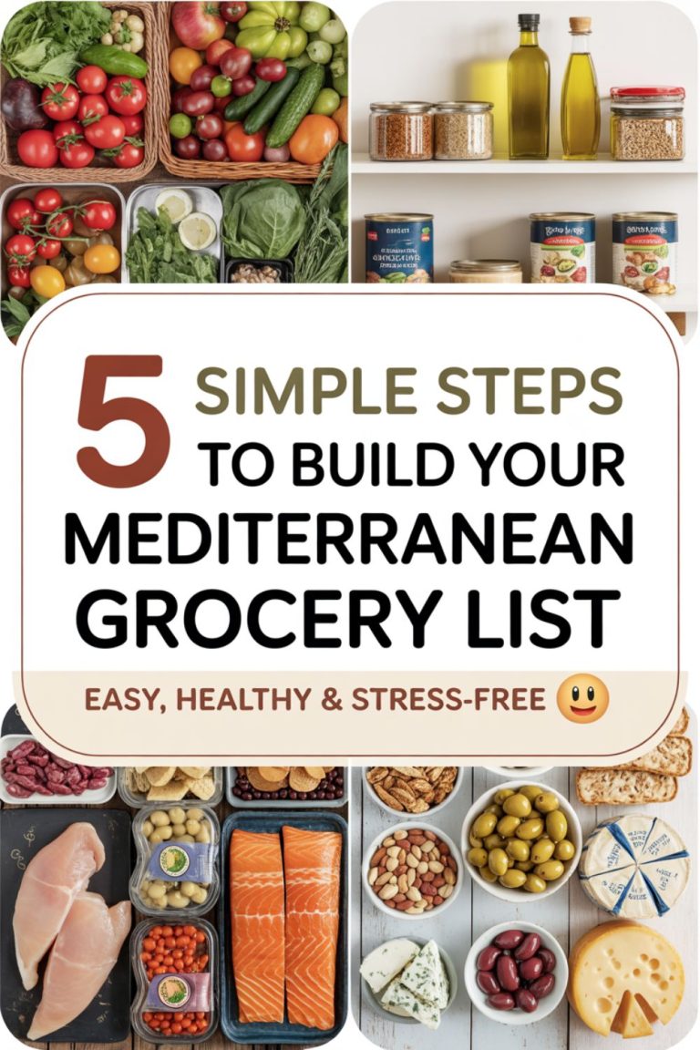 How to Build Your Mediterranean Diet Grocery List in 5 Simple Steps 5 How to Build Your Mediterranean Diet Grocery List in 5 Simple Steps