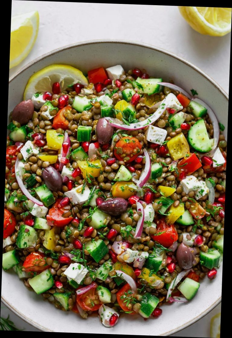 Mediterranean Lentil Salad 16 Mediterranean Lentil Salad