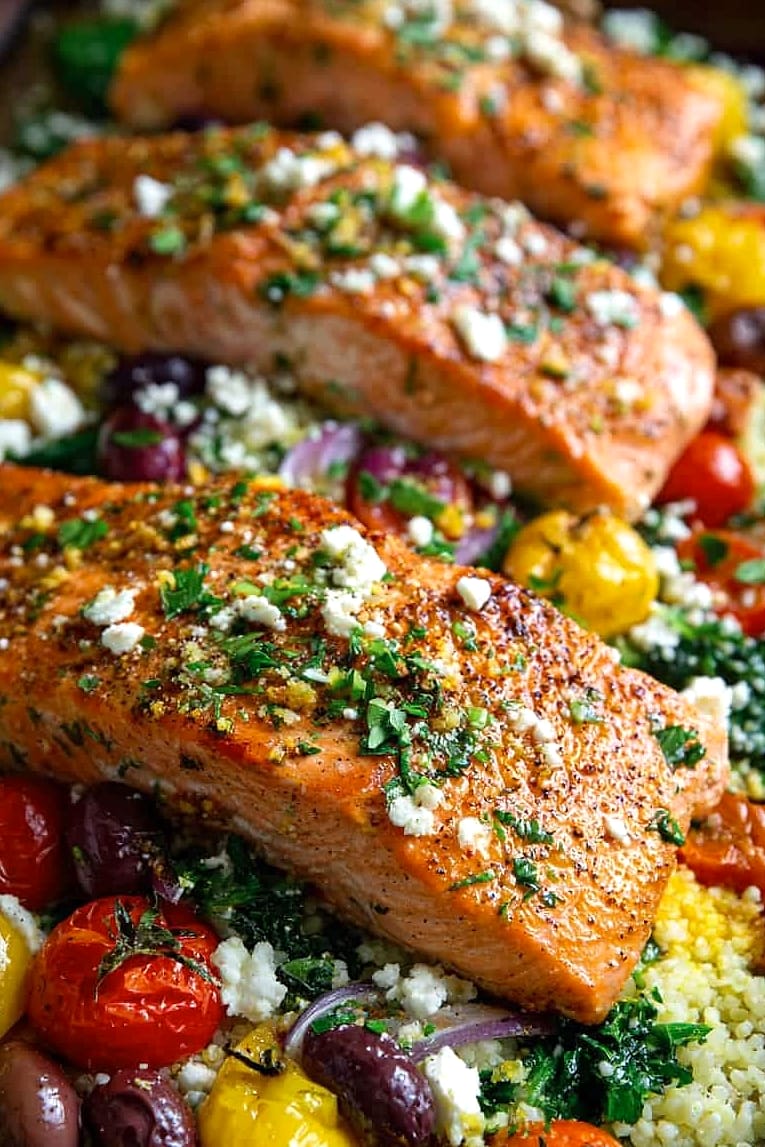 Mediterranean Roasted Salmon 25 Mediterranean Roasted Salmon